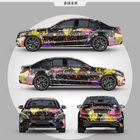 Chaos Painting Premium Car Wrap Vinyl Film For All Car Models SGS Listed