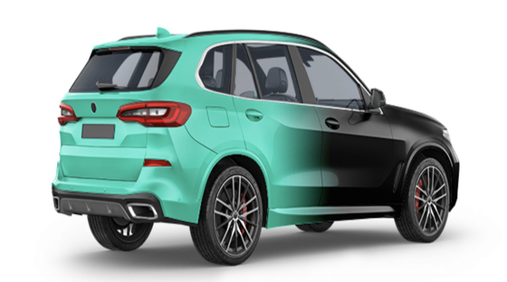 GMT Printable Vinyl Gredient in Tiffany green and black Digital Wrap Vinyl Car Wrapping Film  Substitute to MPI 1105